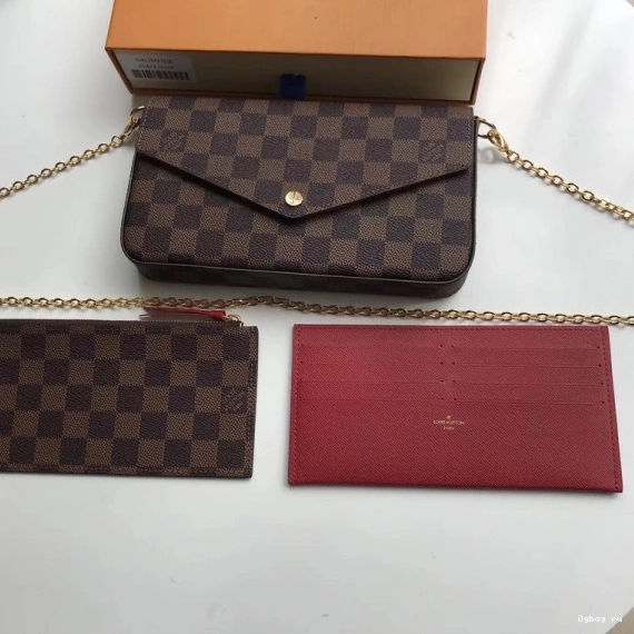 Louis Vuitton Bag N63032 Damier Felicie Pochette 0822